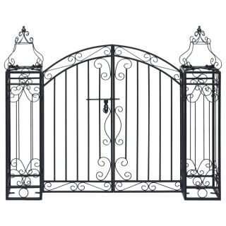 ornamentidega aiavärav sepistatud rauast 122 x 20,5 x 100 cm