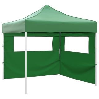 kokkupandav telk 2 seinaga, 3 x 3 m, roheline