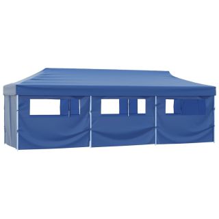 kokkupandav pop-up peotelk 8 külgseinaga, 3 x 9 cm, sinine