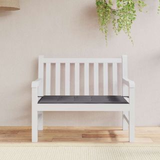 подушка для сиденья садовой скамейки, антрацит, 120x50x3 см, ткань оксфорд