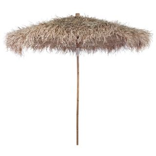 bambusest päikesevari banaanilehtedest katusega 210 cm