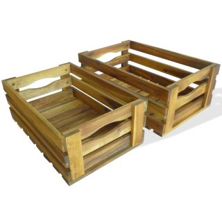 õunakastide komplekt, 2 tk, akaatsiapuit