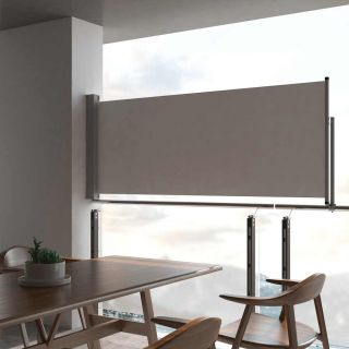выдвижная боковая стенка патио, 100 x 300 см, серая
