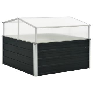 kasvuhoone antratsiithall 100 x 100 x 77 cm, tsingitud teras