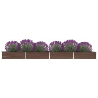 aia taimelava tsingitud teras 600 x 80 x 45 cm pruun