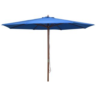 päikesevari puust postiga 350 cm, sinine