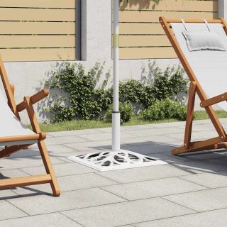 päikesevarju alus, valge, 12 kg, 49 cm, malm