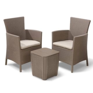 Keter aiamööblikomplekt, 3 osa, Iowa, Cappuccino, 224383