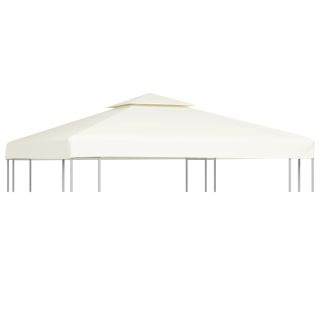 varikatuse asenduskate 310 g / m², kreemjasvalge, 3 x 3 m