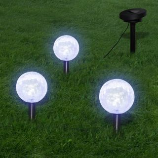 valguspallid, 3 LED-aiatuld maavaiade ja päikesepaneeliga