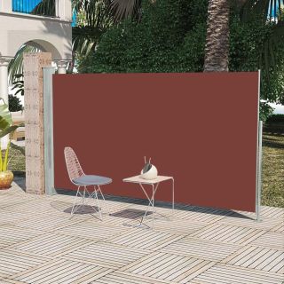 выдвижная боковая стенка патио, 160 x 300 см, коричневая