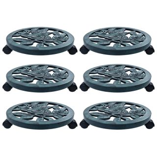 ratastel taimealus 6 tk, roheline, 38 cm, plast