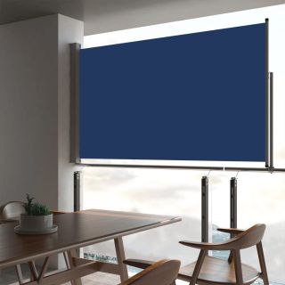 lahtitõmmatav terrassi külgsein, 140 x 300 cm, sinine