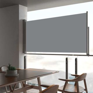 выдвижная боковая стенка патио, 80 x 300 см, серая