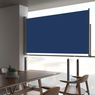 lahtitõmmatav terrassi külgsein, 160 x 300 cm, sinine