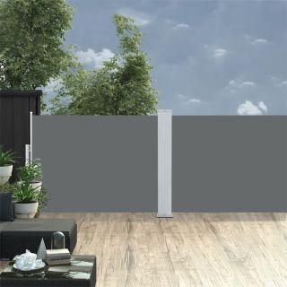 lahtitõmmatav külgsein, antratsiithall, 120 x 1000 cm