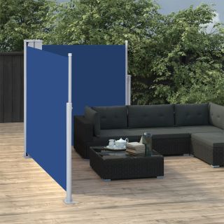 lahtitõmmatav külgsein, sinine, 100 x 600 cm