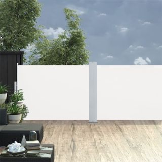 lahtitõmmatav külgsein, kreemjasvalge, 120 x 1000 cm