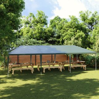 профессиональная палатка для вечеринок, 4 x 9 м, зеленая, 90 г/м²