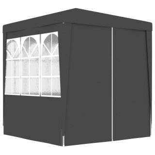 professionaalne peotelk külgseintega, 2x2 m, antratsiit 90 g/m²