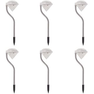 päikesepatareidega LED-aialambid 6 tk 9x7,8x29,5 cm