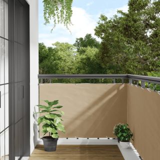 Балконная сетка из ткани Оксфорд, 90 x 400 см, бежевая