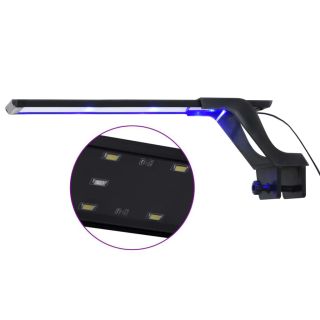 akvaariumi LED-tuli klambriga 35–55 cm, sinine ja valge