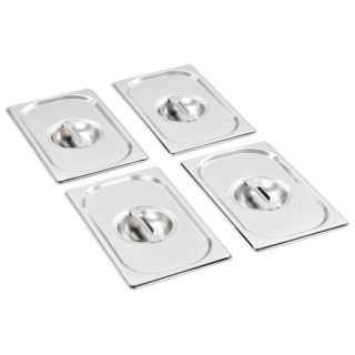 Крышки для кастрюли GN 1/4, 4 шт, нержавеющая сталь