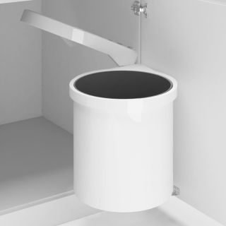 köögi sisseehitatav prügikast roostevabast plastist 8 l