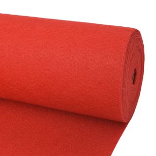 i näitusevaip sile 1 x 24 m punane