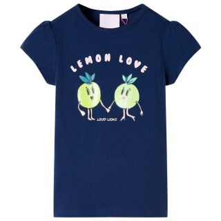 Laste T-särk, tumesinine, 104