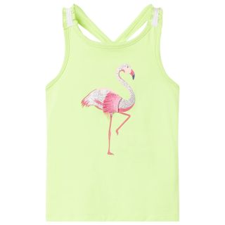 Laste top, neoonkollane, 92