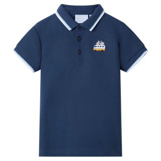 Laste polosärk tumesinine 92
