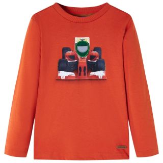 Pikkade varrukatega lastesärk, oranž, 116