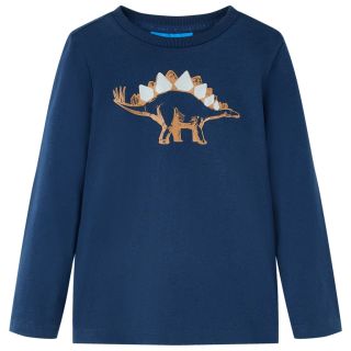Pikkade varrukatega lastesärk, tumesinine, 128