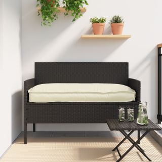 Pallet Cushion Istme/Seljatoe Kreemjas 120x50x12 cm Oksfordi kangas