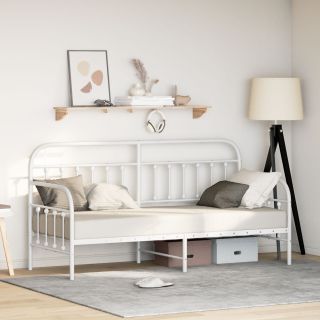 Valge Päevavoodi Raam 75x190 cm Teras