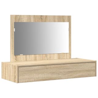 Seinale kinnitatav riidepeegel Sonoma tamm 100x40x70 cm