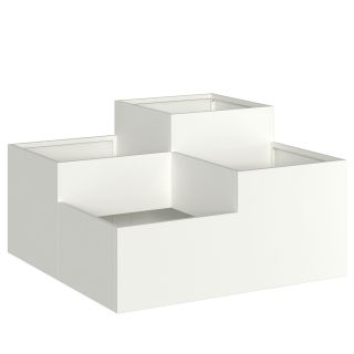 Aiataimede Kast 100x100x48 cm Valge Teras