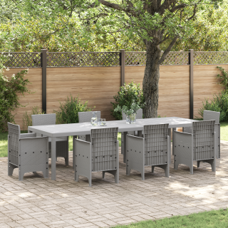 Aia laud Helehall 300x100x73 cm Poly Rattan