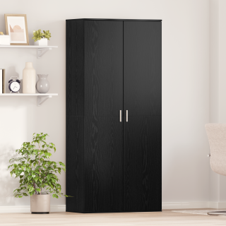 Must tammepaneel 80x39x178 cm Viimistletud puidust