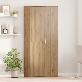 Kõrgkapp Mederi tamm 80x35x180 cm Tehispuit