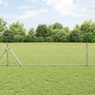Kuusnurkne aed 0.6x50 m Tsingitud teras
