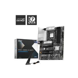 Mainboard|MSI|Intel Z890|LGA1851|ATX|Memory DDR5|Memory slots 4|1xPCI-Express 3.0 1x|2xPCI-Express 4.0 4x|1xPCI-Express 5.0 16x|3xM.2|1xHDMI|1xDisplayPort|4xUSB 2.0|2xUSB 3.0|1xUSB-C|1xUSB-C w/Thunderbolt|3xAudio port|PROZ890-SWIFI