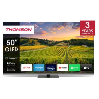 TV Set|THOMSON|50|4K/Smart|QLED|3840x2160|Bluetooth|Google TV|50QG5C14
