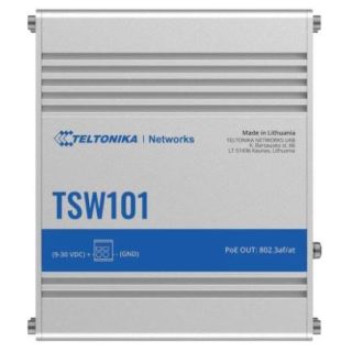 Switch|TELTONIKA|TSW101|5xRJ45|PoE ports 4|60 Watts|TSW101