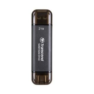 External SSD|TRANSCEND|ESD310C|2TB|USB-C|USB|3D NAND|Write speed 950 MBytes/sec|Read speed 1050 MBytes/sec|TS2TESD310C