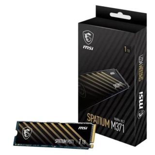 SSD|MSI|SPATIUM M371|1TB|M.2|PCIE|NVMe|3D NAND|Write speed 1700 MBytes/sec|Read speed 2350 MBytes/sec|2.15mm|TBW 210 TB|MTBF 1500000 hours|S78-440L870-P83