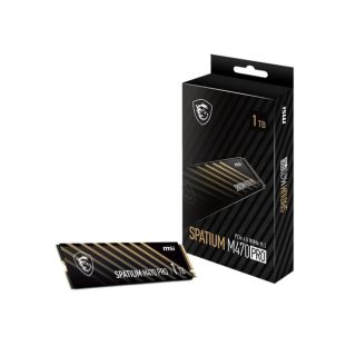 SSD|MSI|SPATIUM M470 PRO|1TB|M.2|PCIe Gen4|NVMe|3D NAND|Write speed 4500 MBytes/sec|Read speed 6000 MBytes/sec|2.15mm|TBW 320 TB|MTBF 150000 hours|S78-440L0J0-P83
