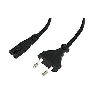 CABLE POWER EURO TO IEC C7/5M 30423 LINDY